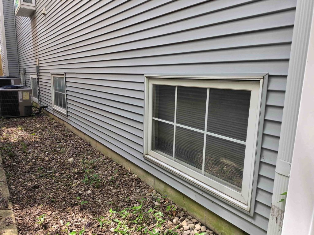 Side wall and foundation edge reviewed during mouse control service