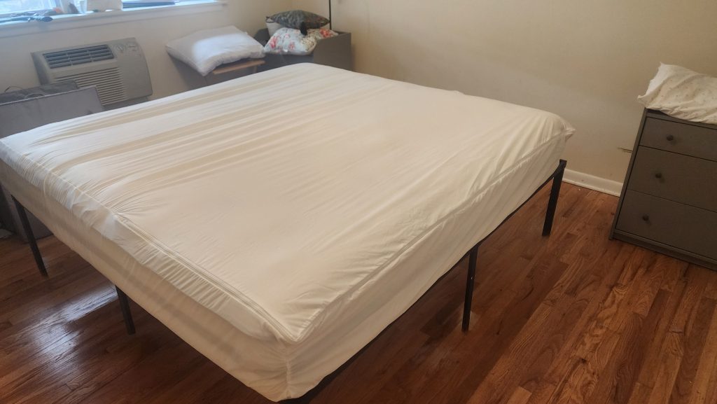 Residential bedroom in Rogers Park photographed during a Bed Bug Treatment service visit.